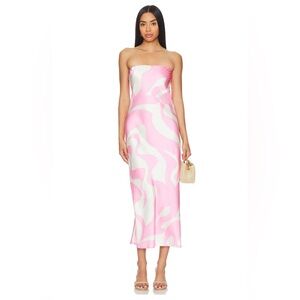 SNDYS Angel Dress in Pink & White